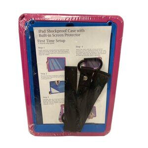 NEW! Kids SaniMore iPad 5th 6th Generation Case Shockproof Bumper Stand 9.7 Pink